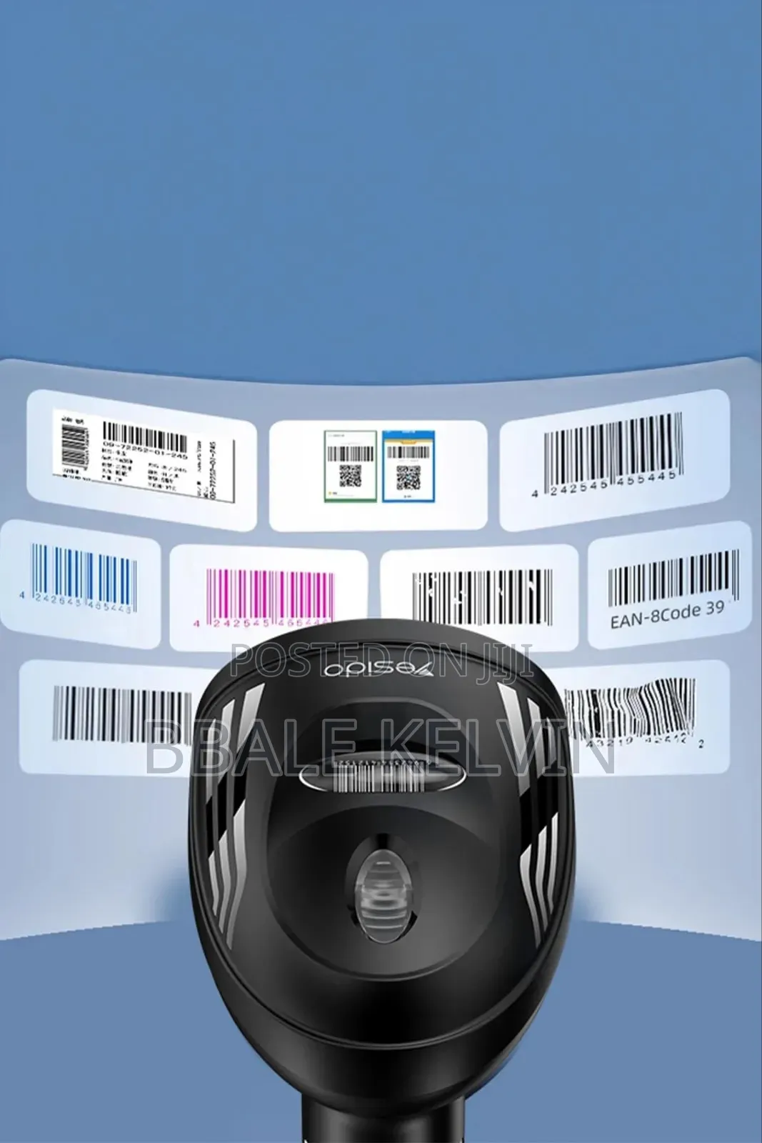 Yesido Wired Barcode Scanner Reader – High-Speed 1d/2d Mobile Scanner