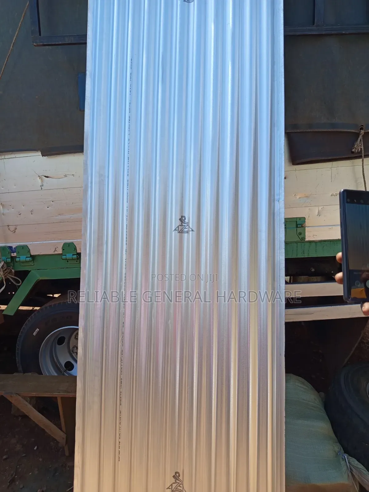 Reject Iron Sheets G.28 White 1x3m
