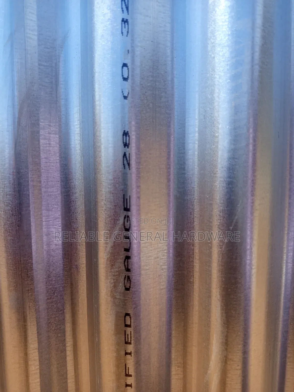 Reject Iron Sheets G.28 White 1x3m