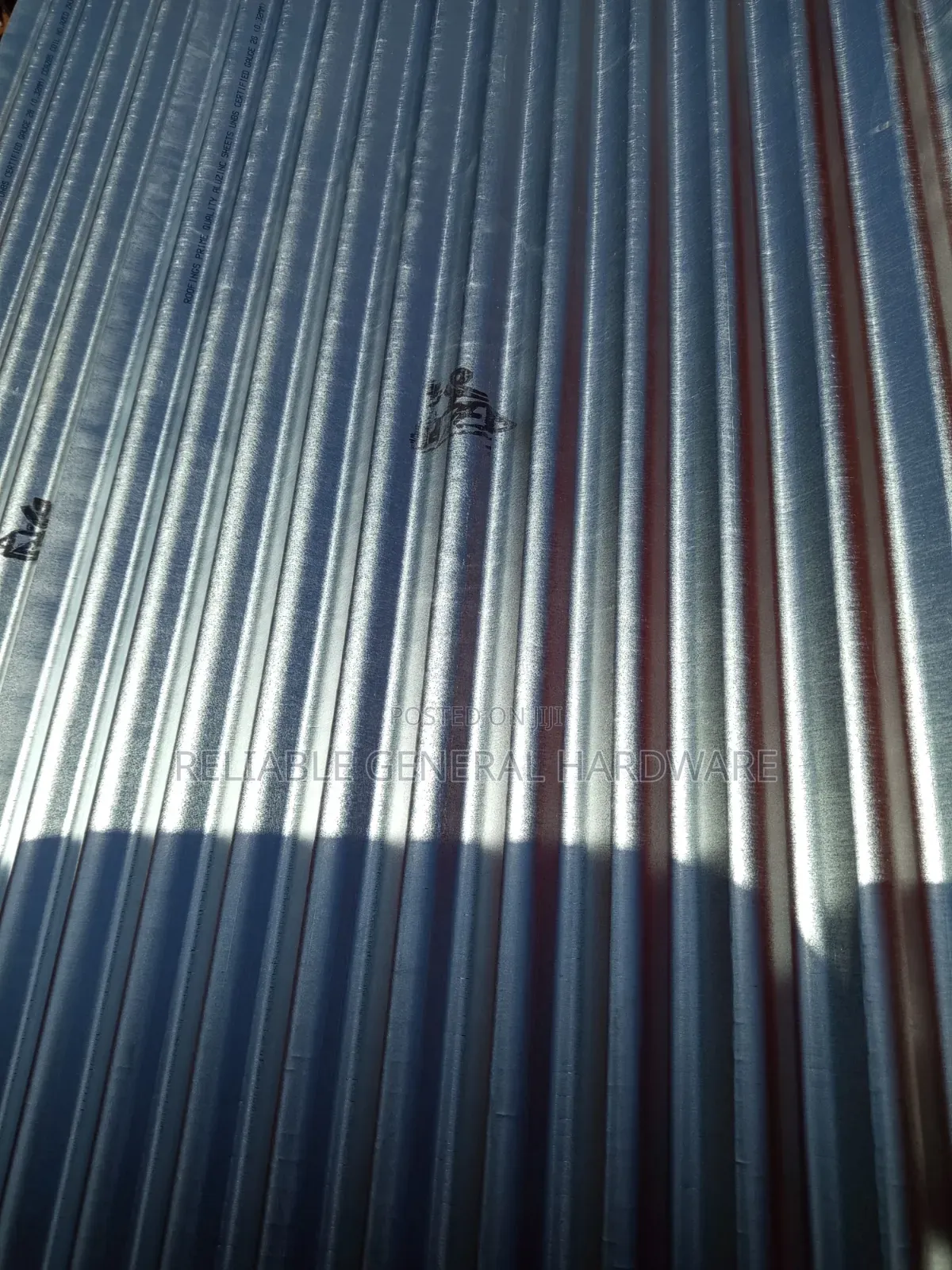 Reject Iron Sheets G.28 White 1x3m