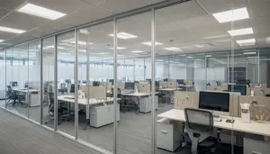 Modern Office Partitioning Workspace Design