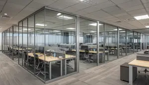 Modern Office Partitioning Workspace Design