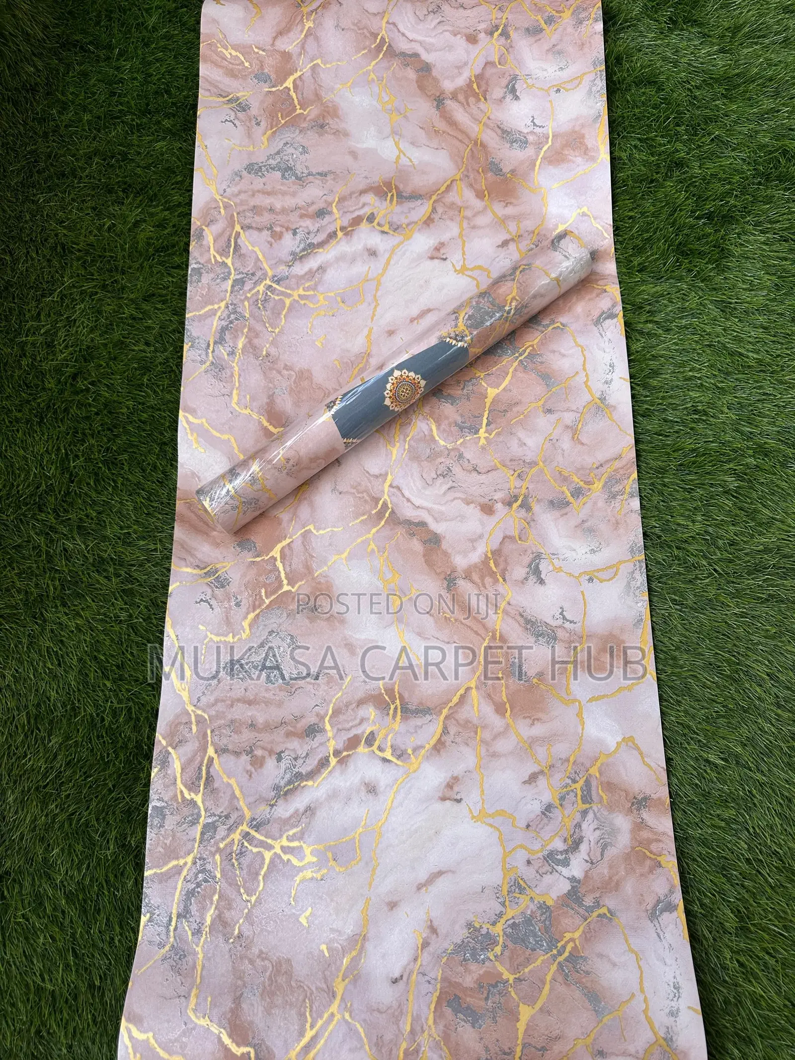 High-End Gold Marble Wallpaper for Luxury Homes