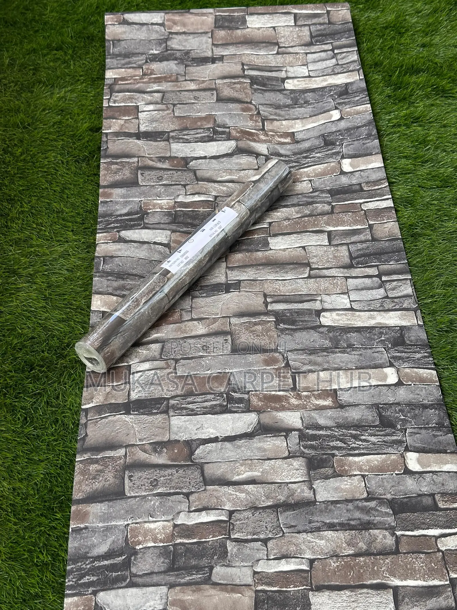 3d Brick Stone Wallpaper for Industrial Interior Design