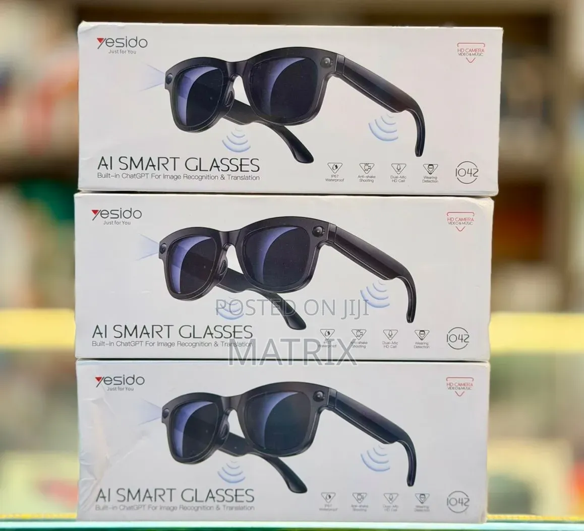 Yesido Ip67 Waterproof Smart Ai Glasses With Hd Camera Multi Language