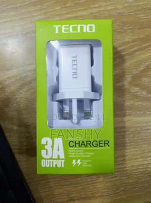 Original Tecno Dual Usb Charger