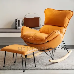 Modern Rocking Lounge or Leisure Chair Chair With a Footrest
