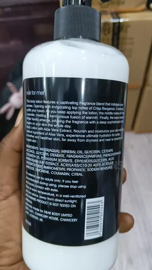 Noir for Men Body Lotion