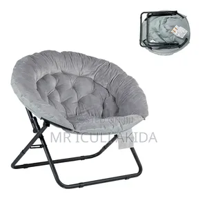 Foldable Urban Lounge Oversized Saucer Moon Chair