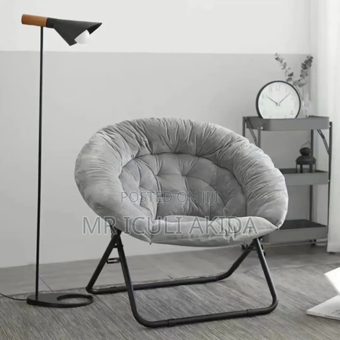 Foldable Urban Lounge Oversized Saucer Moon Chair