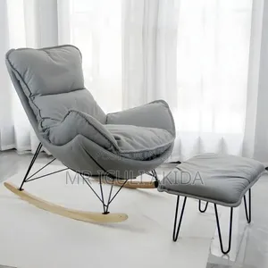 Modern Rocking Lounge Saucer,Lazy Sofa and Snail Chair With Foot Rest