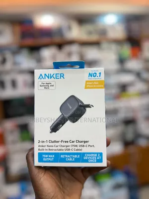 Anker Nano 75w Car Charger. [1, 2]