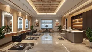 Modern Salon Interior Design Setup