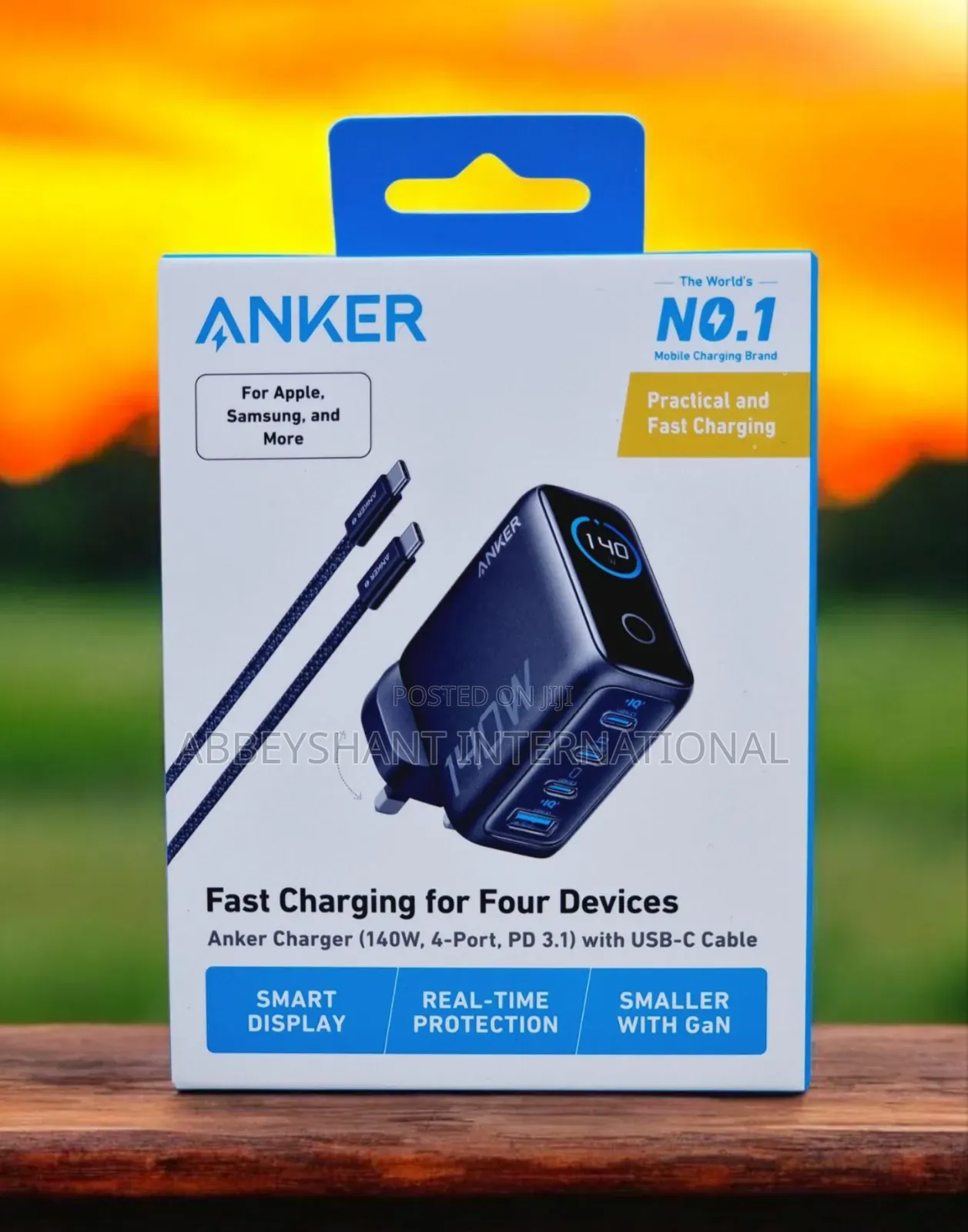 Anker 140w 4-Port Ganprime Charger (Model B2697)