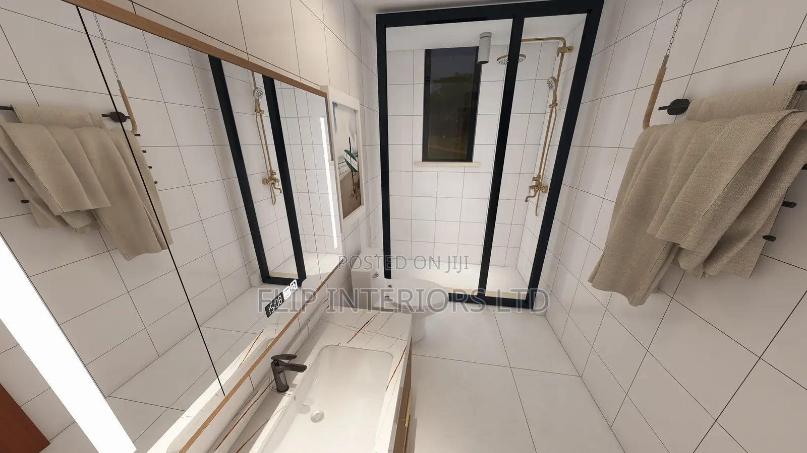 Complete Bathroom Setup | Tiling, Plumbing Finishing
