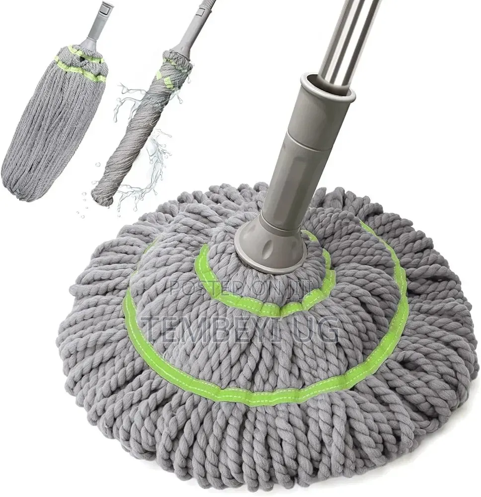 Self Wringing, Microfiber Absorbent Mop, Stainless Steel