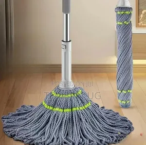 Self Wringing, Microfiber Absorbent Mop, Stainless Steel