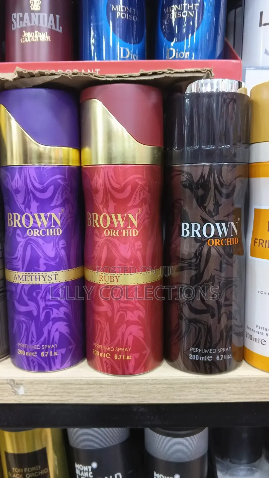 Brown Orchid Body Spray