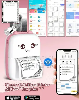 New Portable Mini Bluetooth Thermal Printer