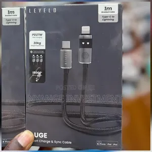 Levelo Auge Smart Charge Sync Cable for Type-C to Lightning Devices