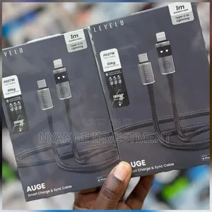 Levelo Auge Smart Charge Sync Cable for Type-C to Lightning Devices