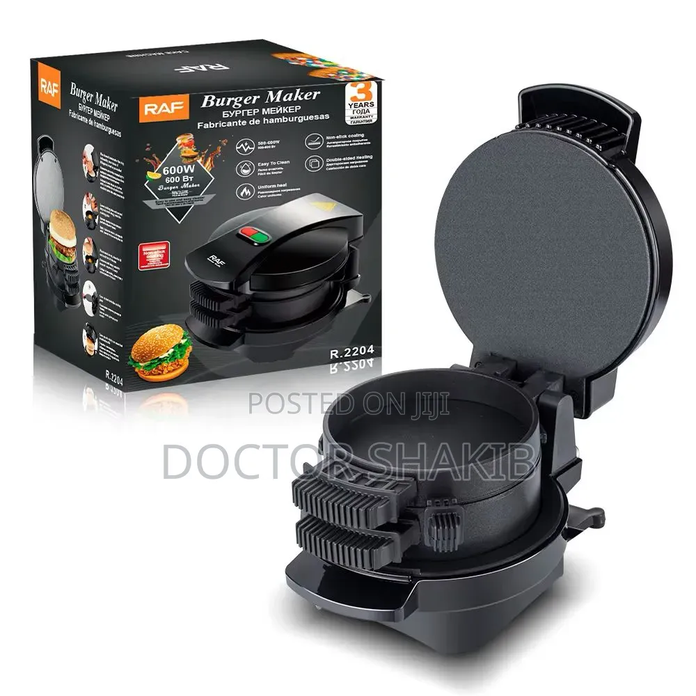 Raf Mini Burger Press Maker With Egg Cooker Ring