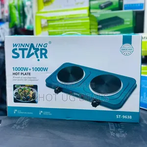 Winning Star Electric Hot Plate Stainless 2 Burner