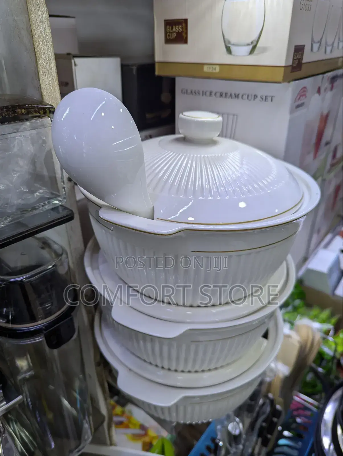 Ceramic Serving Dish in White