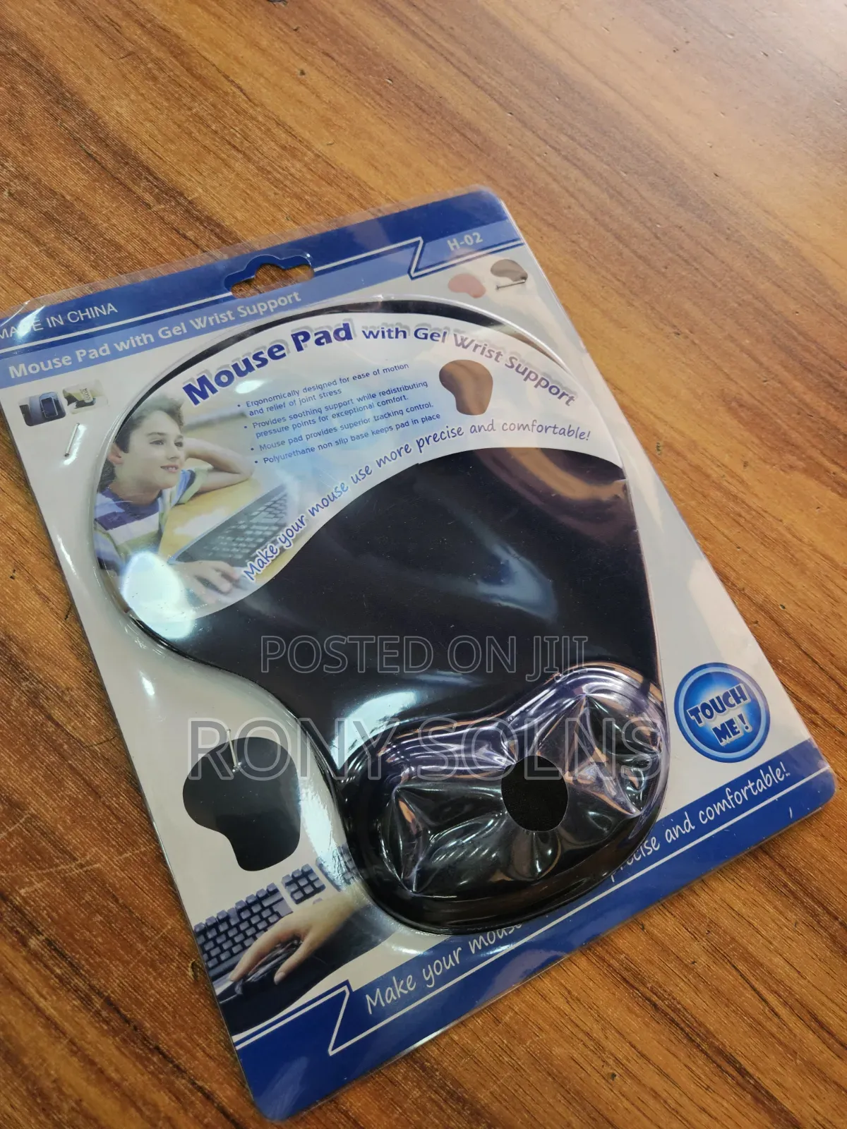 Mousepad With Gel Wrist Support