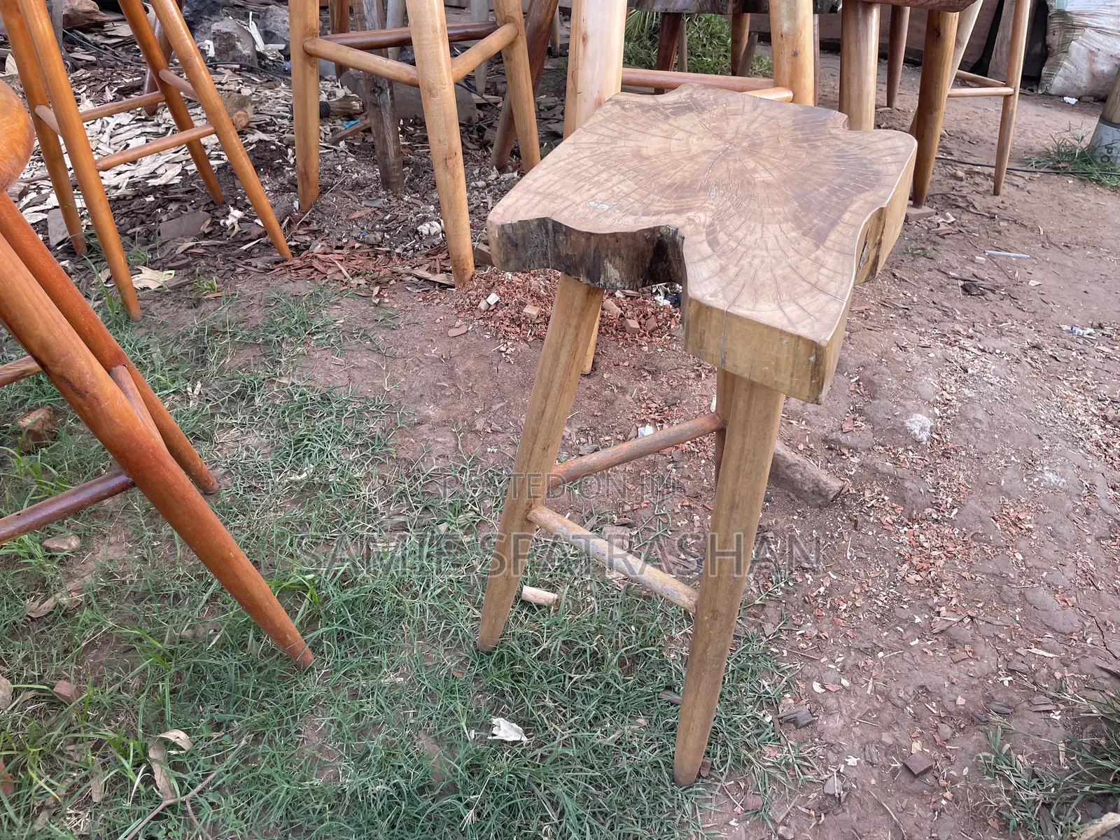 Wooden Counter Designed