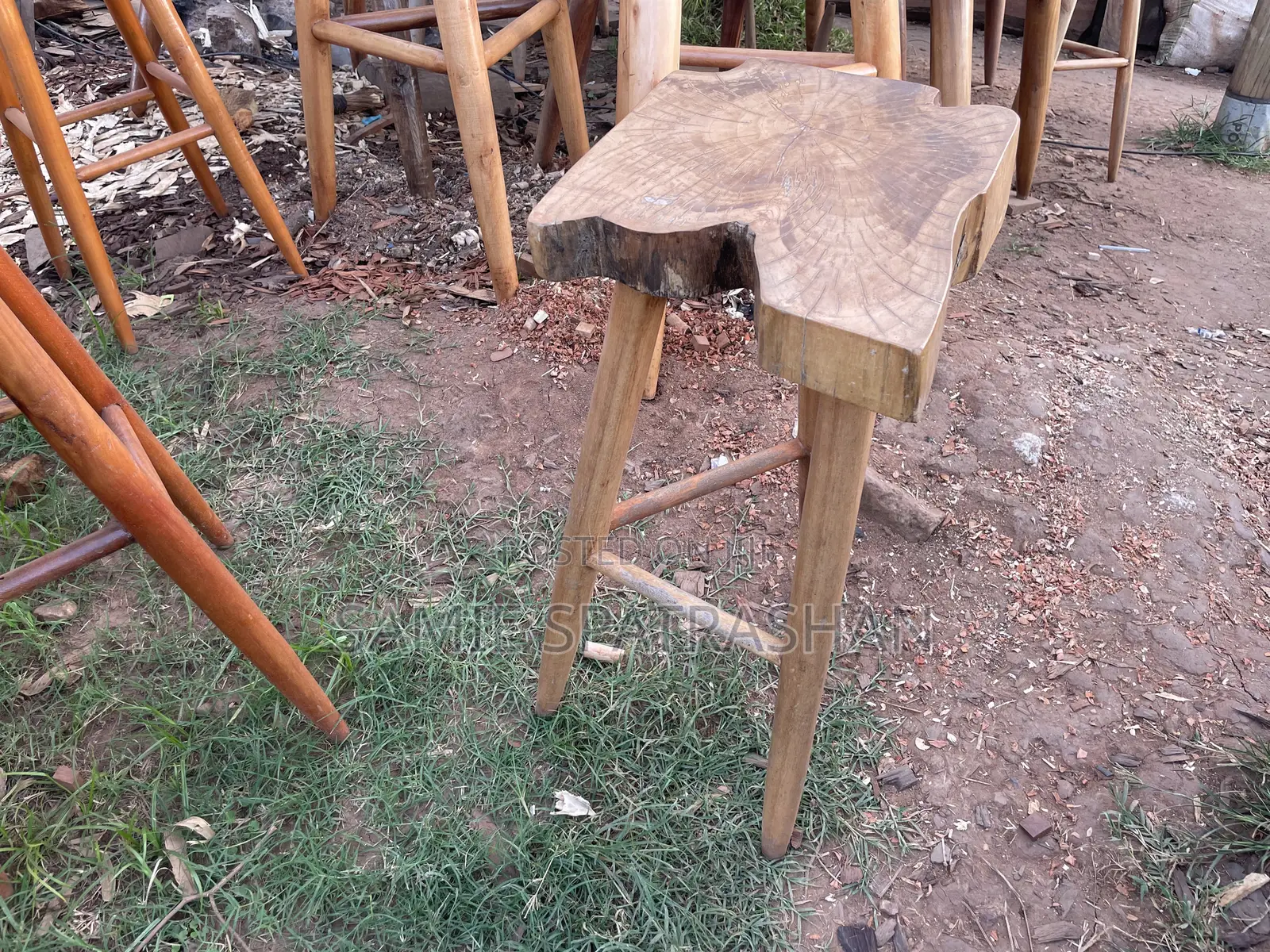 Wooden Counter Designed