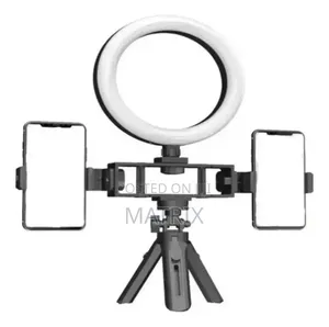 Table Led Selfie Ring Light With Tripod Stand Holder Wired Ring Light
