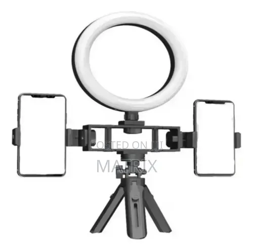 Table Led Selfie Ring Light With Tripod Stand Holder Wired Ring Light