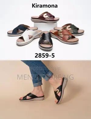Women’S Classic Genuine Open Flat Sandals Available in All Sizes 37-45