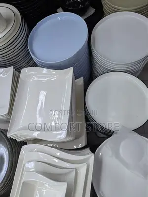 Food Plates Luxury Style Porcelain 6 Piece