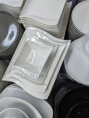 Dinner White Serving Plates