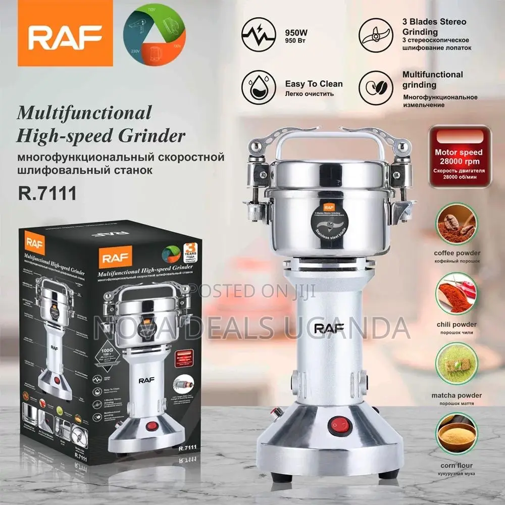 Raf R.7111 Multifunctional Grinder High Speed Coffee Grinder Brand New