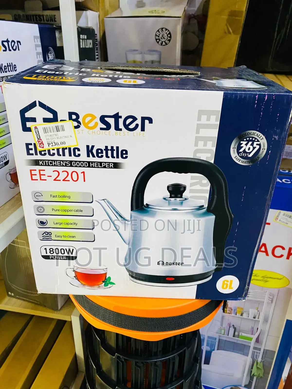 6l Electric Kettle - Silver