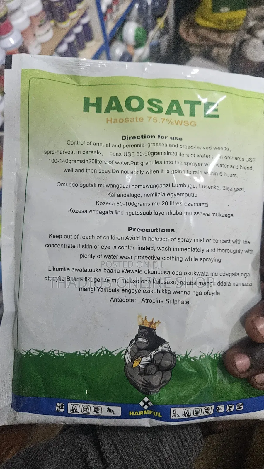 Haosate Powdered (Granules)Weed Drier