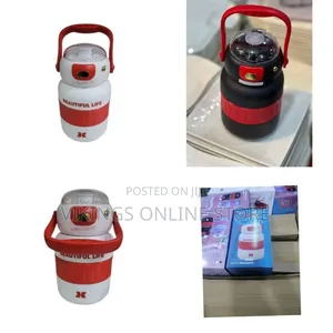Portable Thermos / Insulated Water Bottle - Multicolor