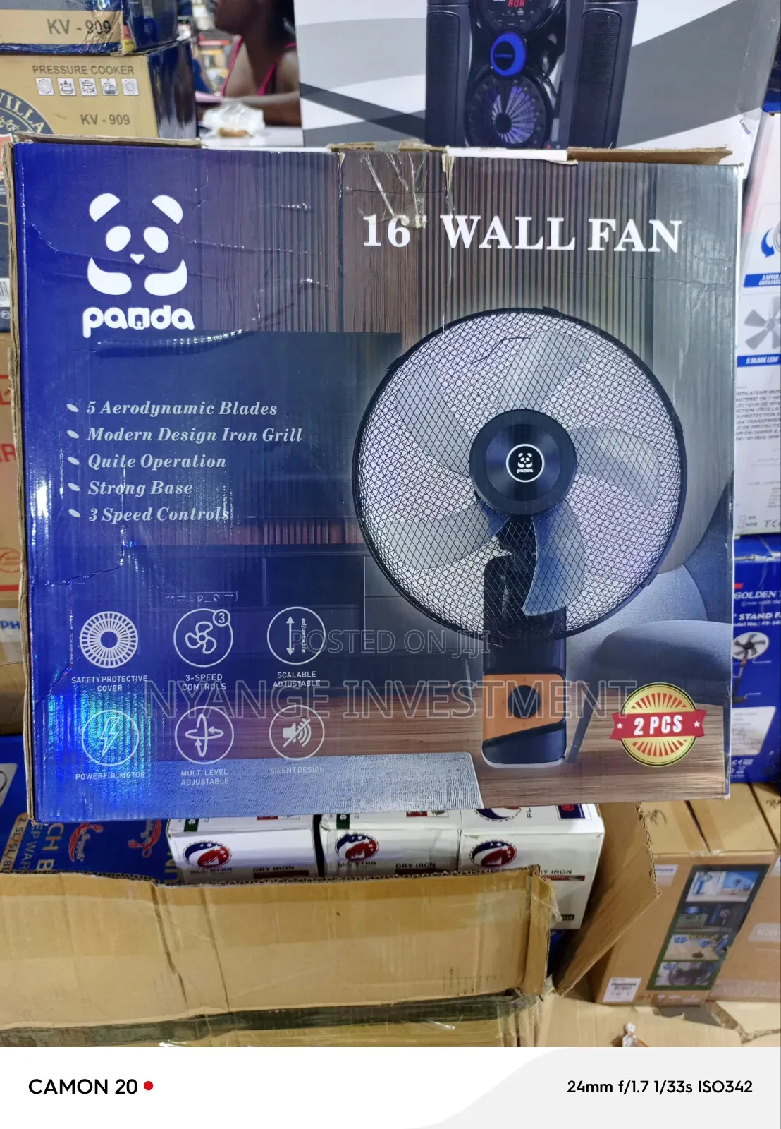 Wall Fan. Panda Wall Fan