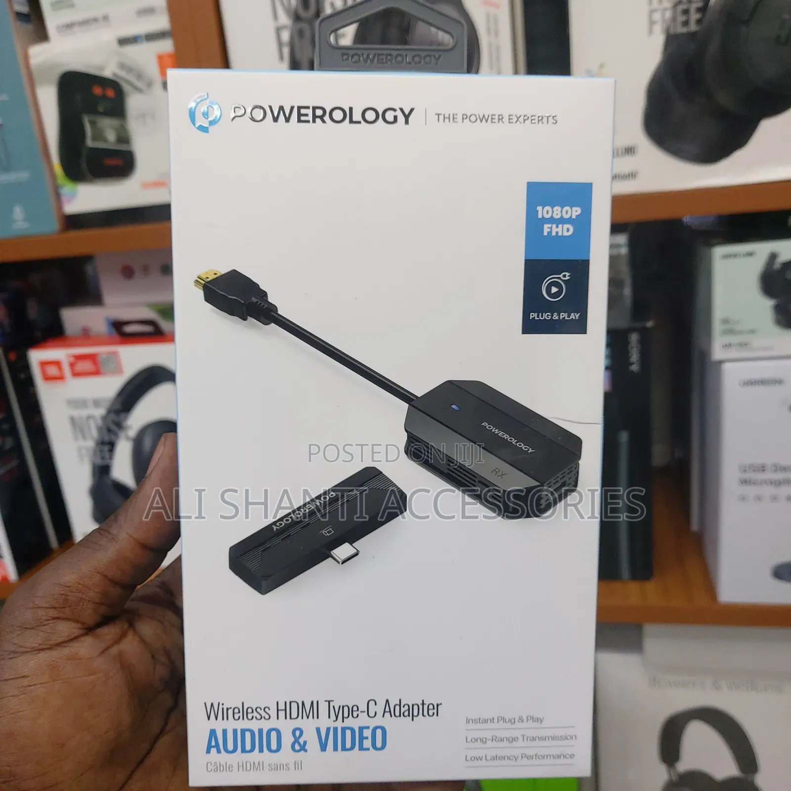 Wireless Hdmi Type-C Adapter Audio and Video Powerology
