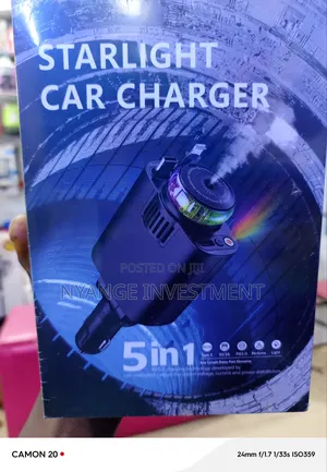 Starlight 5-in-1 Car Charger. Car Charger