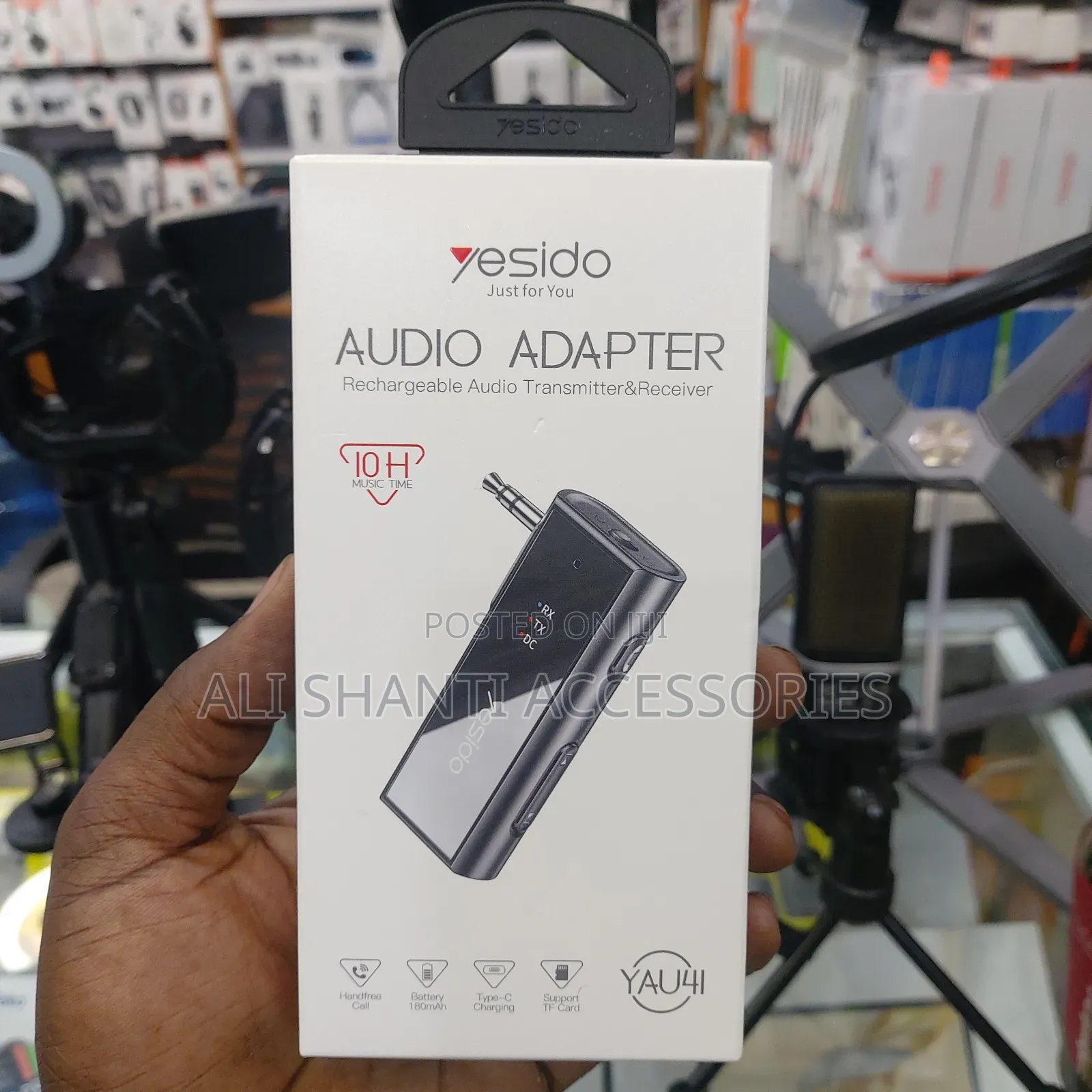 Audio Adapter Rechargeable Audio Transmitter and Receiver