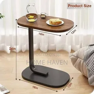 C-Shaped Side/Coffee Table