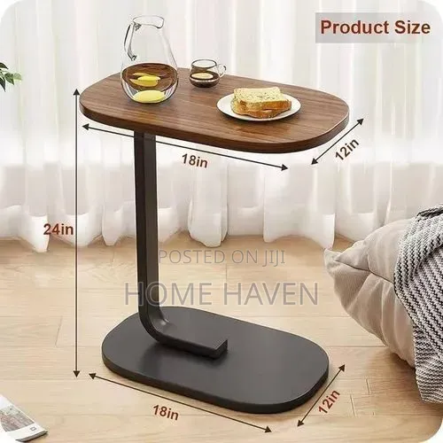 C-Shaped Side/Coffee Table