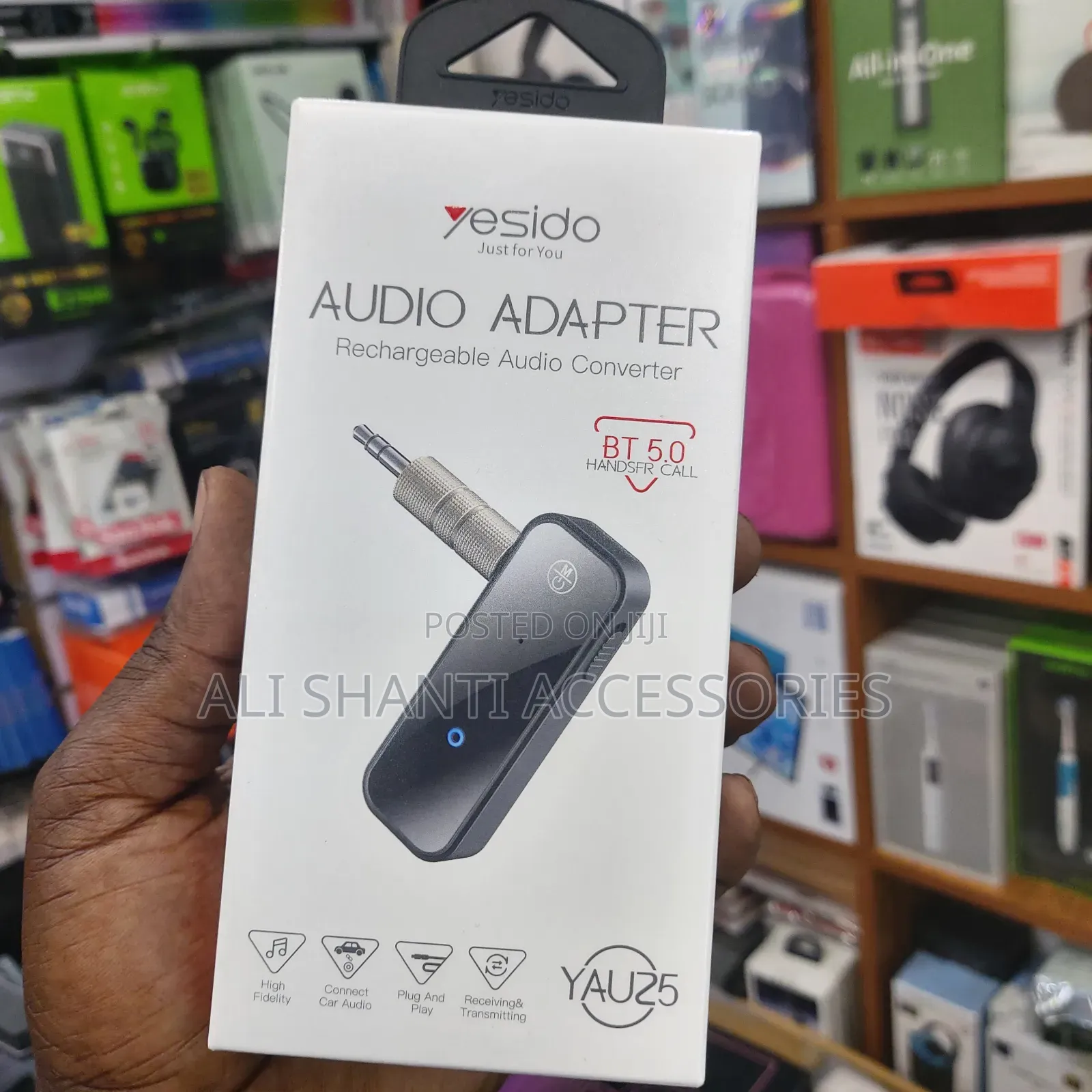 Bt 5.0 Audio Adapter Rechargeable Audio Converter