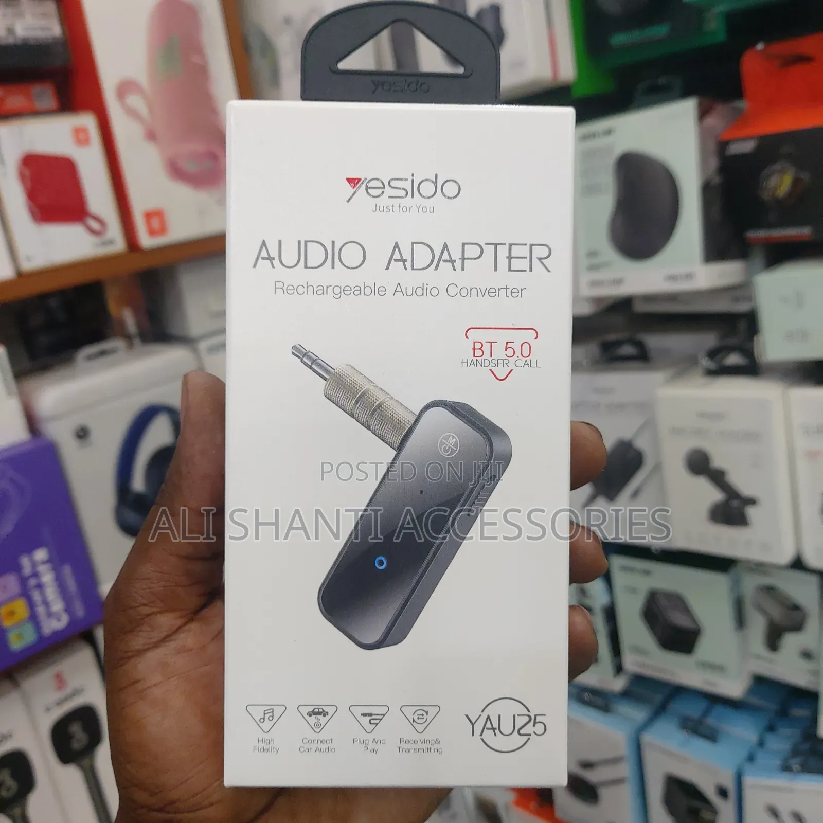 Bt 5.0 Audio Adapter Rechargeable Audio Converter