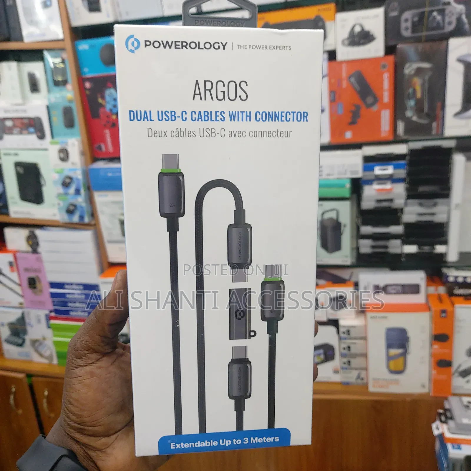 Argos Dual Usb-C Cables With Connector