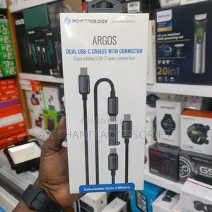 Argos Dual Usb-C Cables With Connector